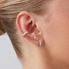 Silver Non Piercing Cuff Earrings for Women Gifts Cubic Zirconia Clip On Cartilage Helix Conch Fake Earrings - Image 5