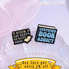 Agigressively Readind Enamel Pins Late Night Reader Club Constant Reader Brooch Lapel Badges Bookworm Jewelry Gift for Friends - Image 2