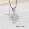 A-Z Silver Color Zircon Letter Initial Necklace Crystal Letter Necklace for Party Birthday Jewelry Gift - Image 15