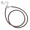 Shiny Crystal Necklaces Simple Small Beads Necklaces Facted Stone Choker Clavicle Chain Women Jewelry Male gifts - Image 15