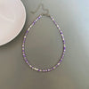 Tiny Colorful Seed Bead Choker Necklace - Image 5