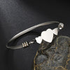Gold Color Star Heart Open Bangle Stainless Steel Blank Bar Twisted Cable Wire Bracelets for Women Jewelry Gifts - Image 11