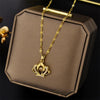 Light Zircon Crystal Stainless Steel Necklaces For Women Korean Sweet Sexy Female Clavicle Chain Jewelry - Image 24
