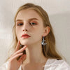 Boho Sun Moon Drop Earrings Round Crystal Bohemia Women Earring Asymmetrical Antiqued Female Boho Jewelry Gift - Image 3