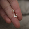 Mini Crystal Butterfly and Flower Stud Earrings in Multiple Designs - Image 10