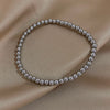 Stainless Steel Bead Stretch Bracelet 3mm or 4mm in Gold-Tone Silver-Tone or Mixed - Image 9