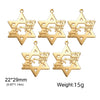 Am Yisrael Chai Necklace Stainless Steel Star of David Necklace Jewish Faith Hexagram Necklace Gift for Women Men Hanukkah Gift - Image 9