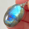 Pink Labradorite Pendant Irregular Shape Bead Stone Purple Necklace for Men Women - Image 8