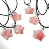 Stone Hexagon Crystal Rose Quartz Opal Star Pendant Necklace for Women Fluorite Lapis Bullet Pendulum Jewelry Gift - Image 8