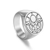 Lilith Seal Kabbalah Amulet Men Ring Night and Moon Demon Goddess Solomon Magic Golden Stainless Steel Rings Jewelry - Image 8