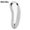 Stainless Steel Geometric Bean Brooches For Women Men 2-color Minimalist Style Brooch Pins Jewelry Gifts - Image 3