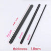 Polished Strip Cuff Bracelet with 1.8 mm Thickness Options - Image 5