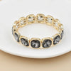 crystal bracelet For Women colorful Geometric rhinestone square elastic thread red white pink bracelet boho style - Image 14