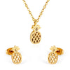 Flower Rose Jewelry Sets For Women Fairy Moon Stars Pineapple Pendant Necklace Earrings Romantic Office Accessories - Image 30