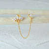 1PC Silver Crown Chain Tassel Zircon Drop Earrings For Women Gold Minimalism Earrings Jewelry Gift - Image 5