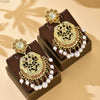 Retro Court-Style Wind-Chill Drop-Shaped Hollow-Carved Lace-Edged Round Ball Pendant Drop Earrings With A Unique Design - Image 7