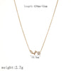 Stainless Steel Zircon Pendants Necklace Anklet Set Elegant Women High-quality Jewelry Gifts - Image 6