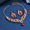 Ladies' Design Necklace Earrings Jewelry Set Suitable for Daily Wear, Wedding Parties, Holiday Gifts - Image 8