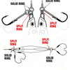 Bkk Fishing Split Rings High Strength Stainless Steel Double Loop Saltwater Freshwater - Image 2