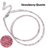 Faceted Gemstones Necklace 2mm Beads Quartz Crystal Tourmaline Lapis Shining Stone Beaded Necklace Choker Jewelry - Image 37