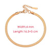 Blade Chain Anklets for Women Gold Color Bracelet on The Leg Stainless Steel Snake Chains Beach Accessories Jewelry - Image 16