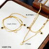 Imitaiton Pearl Heart Pendants Necklace Earring Sets For Women Stainless Steel Chain Necklace Bracelet Set Jewelry - Image 29