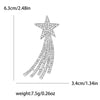 Tassel Shooting Star Pins for Women Unisex Rhinestone Star Brooches Office Party Friend Gifts Jewelry Accessories - Image 24