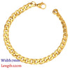 Stainless Steel Couple Men/Woman Bracelets Curb Cuban Link Chains On Hand Rock Bracelet Wrist Jewelry Gifts - Image 8