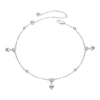 Silver Snake Chain Anklet Bracelet, Adjustable Beach Ankle Bracelets for Women Foot Chain Jewelry 3 Styles - Image 9