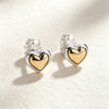 Silver and Compact Star Moon Heart-Shaped Snowflake Zircon Earrings for Women Minimalist Engagement Party Jewelry - Image 31