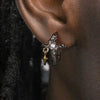 Irregular Cross Earrings Buckle Unisex Four Pointed Star Tassel Hoop Earrings Punk Style Party Daily Wear Jewelry Gifts - Image 4