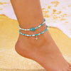 Colorful Starfish Pendant Rice Beads Beaded Anklet for Women Summer Multi-layer Bracelet Anklet Bohemian Leg Jewelry - Image 14