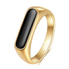 Mother Of Pearl Ring Signet Ring Dainty Bar Beautiful Gift For Her Him Staple Jewelry - Image 8