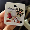 3pcs Merry Christmas Brooches for Women Men Classic Cute Enamel Cartoon Snowflake Elk Bell Lapel Badge Year Jewelry Gifts - Image 1