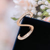 Women Rhinestone Brooch A-Z English Letter Gold Color Metal Pins Crystal Alphabet Jewelry Shirt Clothes Accessories Gift - Image 6