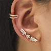 Bohemian Gold Color No Piercing Crystal Rhinestone Leaves Ear Cuff Earrings for Women Wedding Jewelry - Image 18