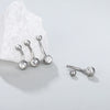 1PCS Titanium 14G Gold Color Belly Button Rings Navel Nombril Piercing CZ Gem 6/8/10/12mm Bar Belly Piercing Sexy Jewelry - Image 6