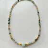 The Small Fresh Green Stone Beaded Necklace Copper Alloy Bigeville Eye Pendant Decoration Women Gilrs Birthday Gift - Image 12
