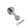 16G Piercing Titanium Steel Internal Thread Labret Flat Star Heart Tragus Helix Cartilage Earring Men Nose Stud body jewelry - Image 22