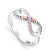Selling Silver, Heart-Shaped, Pink Bow Ring, Size 6 7 8 9 European Women's Charm Jewelry Gifts - Image 16