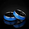 Inlay Blue or Black Carbon Fiber for Men Women 7mm Ceramic Finger Ring,Gen2 Rewritable 13.56mHz Uid 1K Smart Jewerly Ring - Image 5