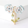 Enamel Hydrangea Brooches for Women Unisex Pearl Flower Pin Plant Lapel Pins Office Party Friend Gifts Jewelry Accessories - Image 15