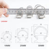 High-quality Metal Ring Binder Clips for Loose Leaf Notebook, Detachable A5 Personal A6 A7 Binder Rings for Planner Accessories - Image 2