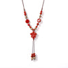 Handwoven Ceramic Star Pendant Necklace with Adjustable Cord - Image 6