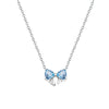 Silver Four-Leaf Clover Butterfly Star Moon Heart Key Necklace For Women Jewelry Valentine's Day Gift - Image 30