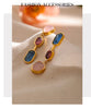 Geometric Drop Earrings with Stainless Steel Posts in Gold-Tone or Silver-Tone - Image 16