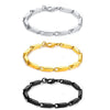 2/3mm Wide Stainless Steel Bamboo Chain Bracelet 19/21/23cm Length Silver Color Men Women Hand Jewelry - Image 2