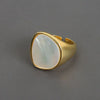 Starfish Pearl Ring Shape Gold Color Adjustable Rings For Women Korean Jewelry Party Accessory - Image 18