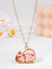1Pc Cute Kids Capybara Shaker Pendant Necklace Quicksand Sequins Star Charm Necklace for Girls, Friendship Jewelry Set - Image 12