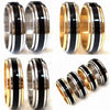 20pcs Rotatable Men Ring Stainless Steel Spinner Ring Cross Spin Rotating Ring 8mm Wedding Band Man Punk Ring Party Jewelry - Image 3